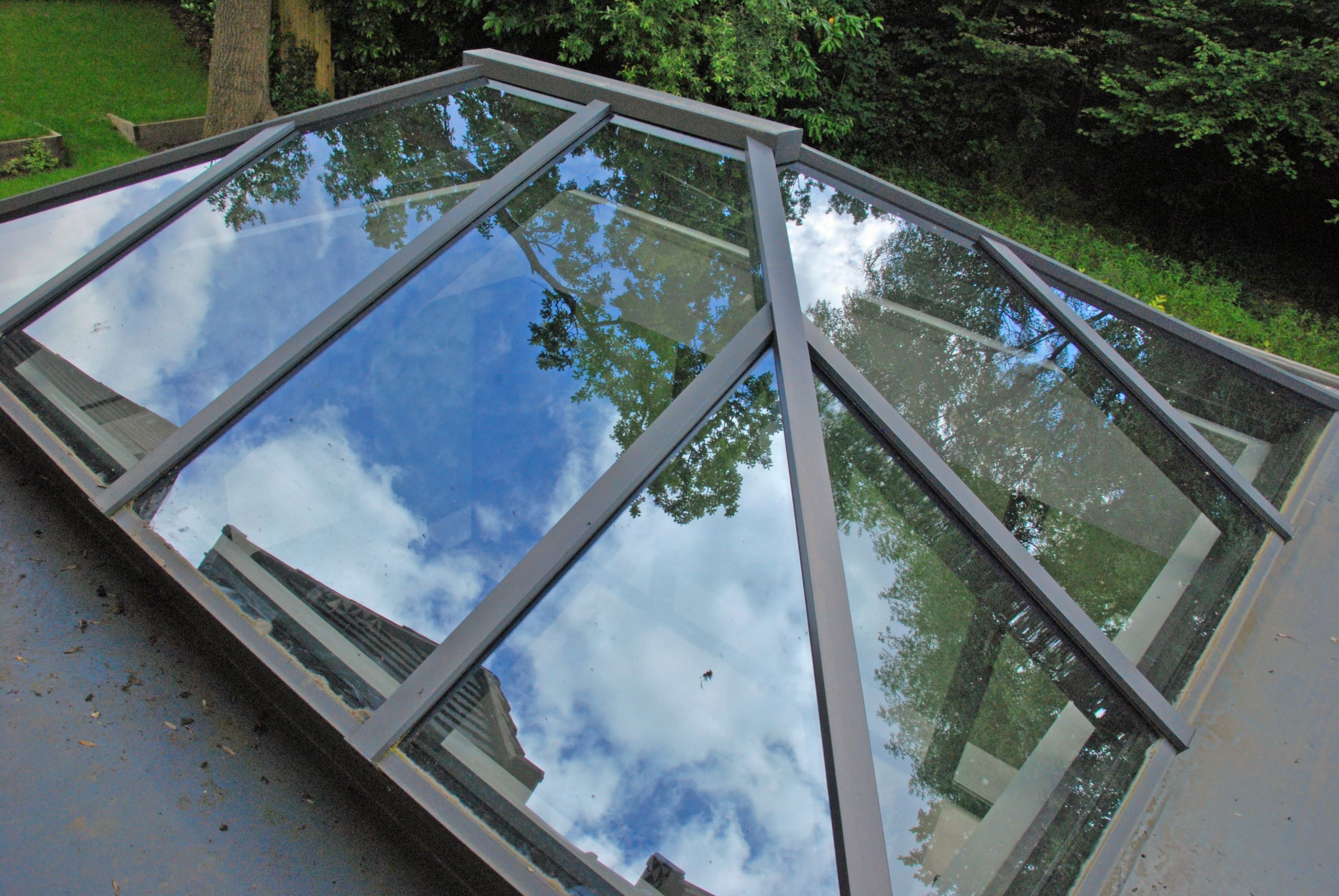 Roof lantern from above.