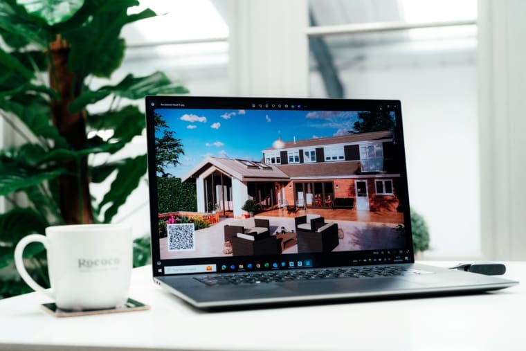 A picture of a fabulous extension, viewed on a laptop